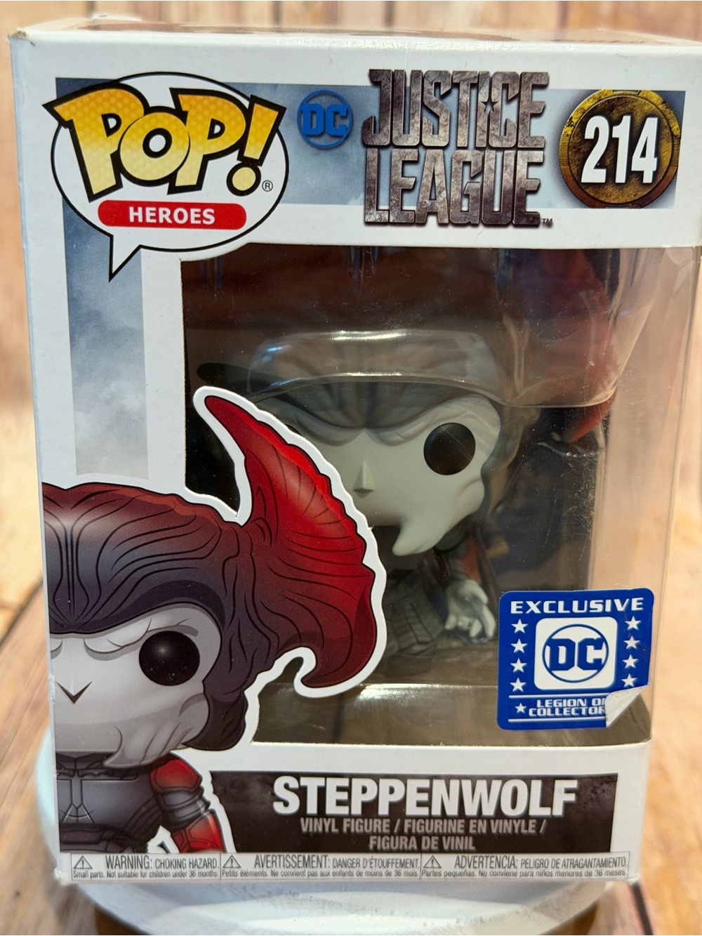 Funko Pop! Justice League Steppenwolf Vinyl Figure - Black White Red